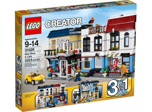 Bộ lắp ráp shop - cafe - xe LEGO 31026