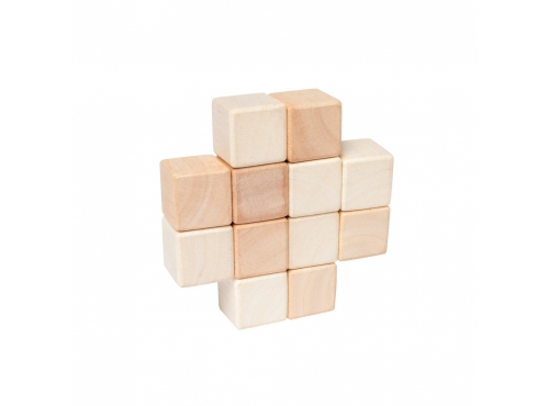 Đồ chơi gỗ Manhattan Toy Baby Cubes màu tự nhiên