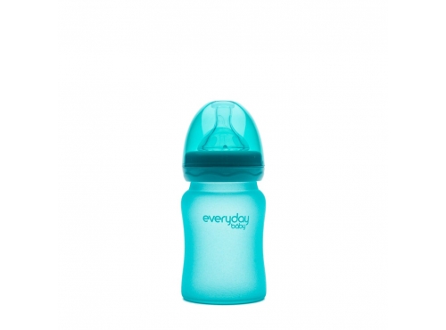 Bình thủy tinh Everyday Baby MilkHero Shatter Protection 150ml Màu Xanh Ngọc