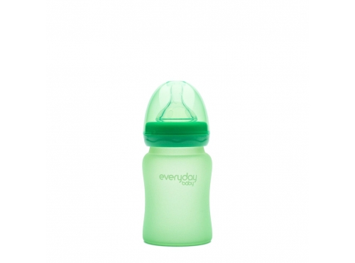 Bình thủy tinh Everyday Baby MilkHero Shatter Protection 150ml Màu Xanh Lục